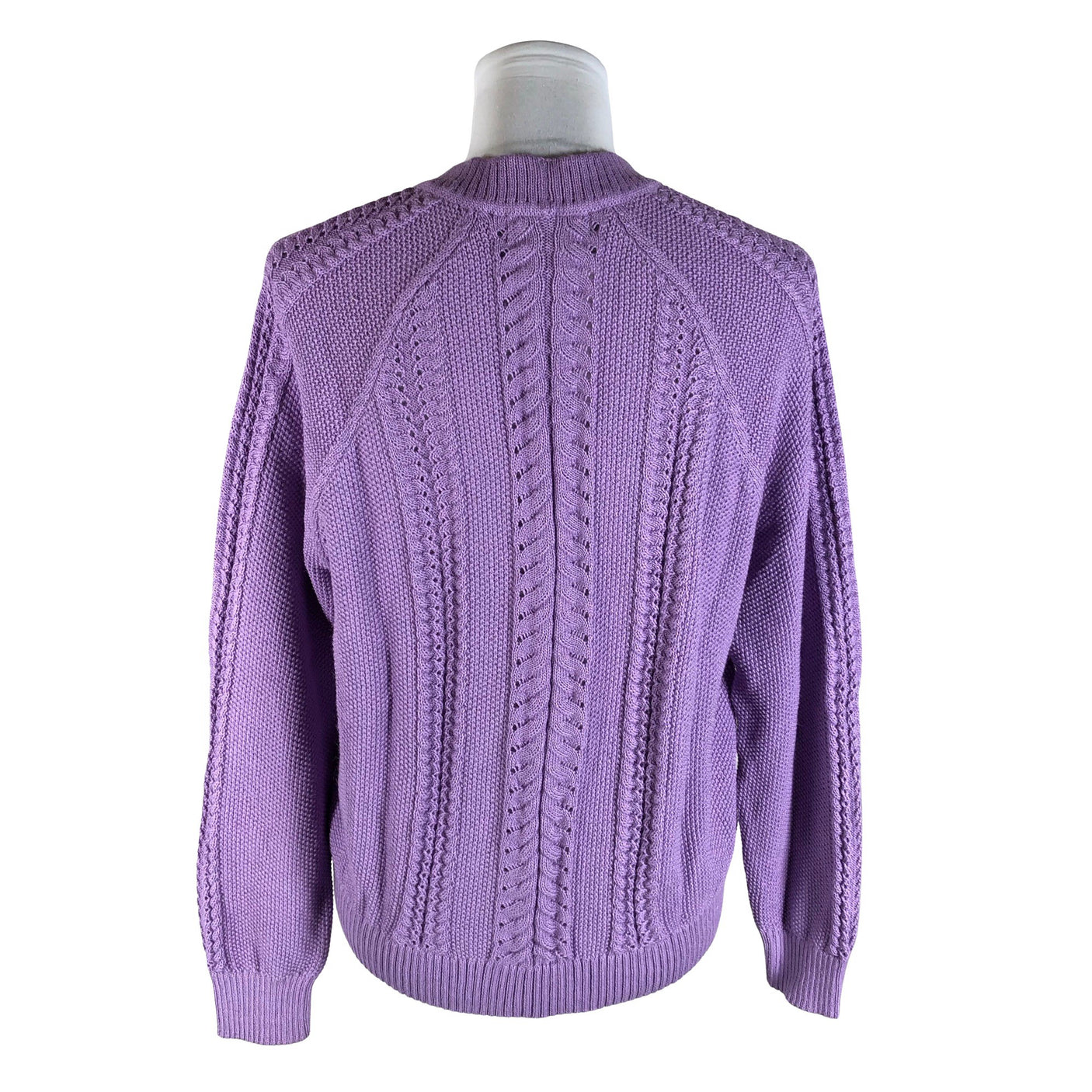 Naisten Alpa - Neuletakki, koko 38 - Violetti (2)