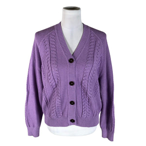 Naisten Alpa - Neuletakki, koko 38 - Violetti (1)