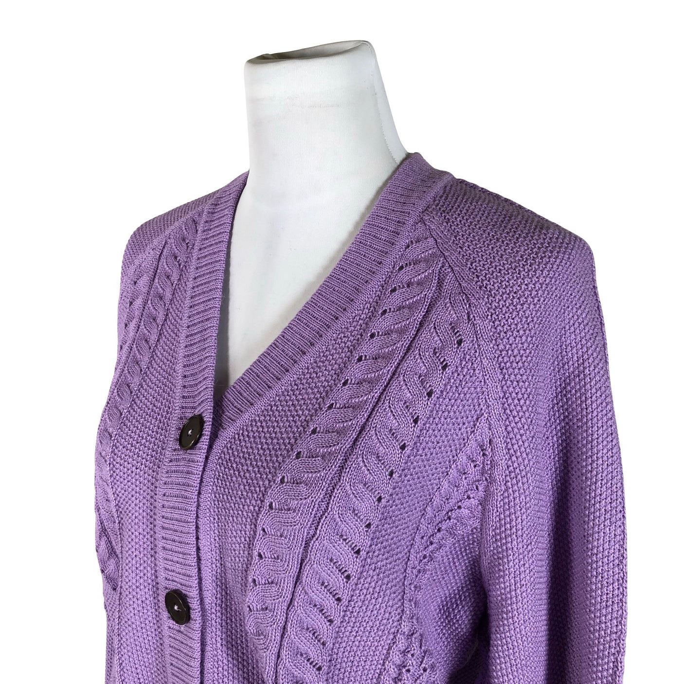 Naisten Alpa - Neuletakki, koko 38 - Violetti (3)