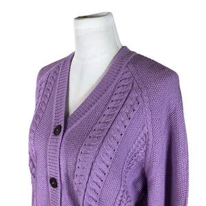 Naisten Alpa - Neuletakki, koko 38 - Violetti (3)
