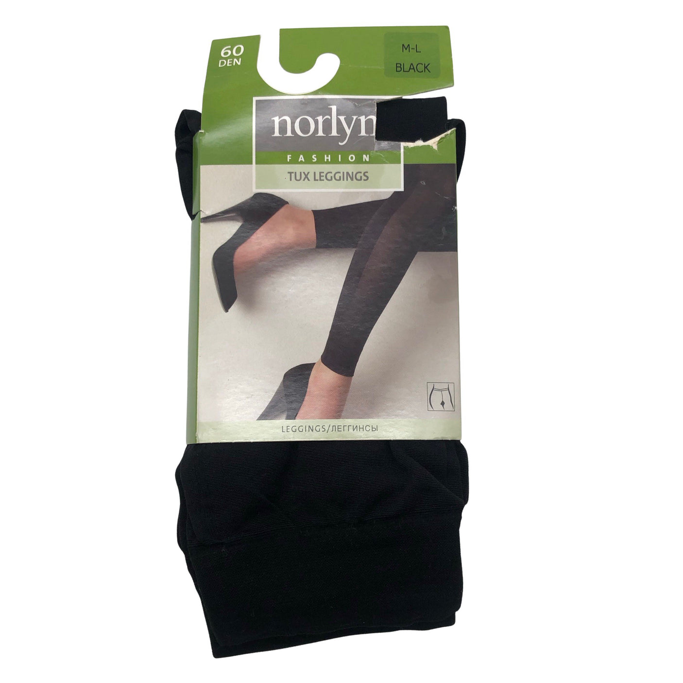 Naisten Norlyn - Leggingsit, koko 38 - Musta (1)