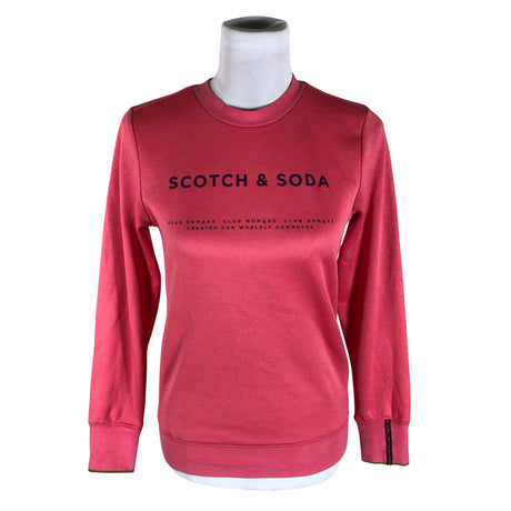 Naisten Scotch&Soda - Collegepaita, koko 34 - Vaaleanpunainen ()
