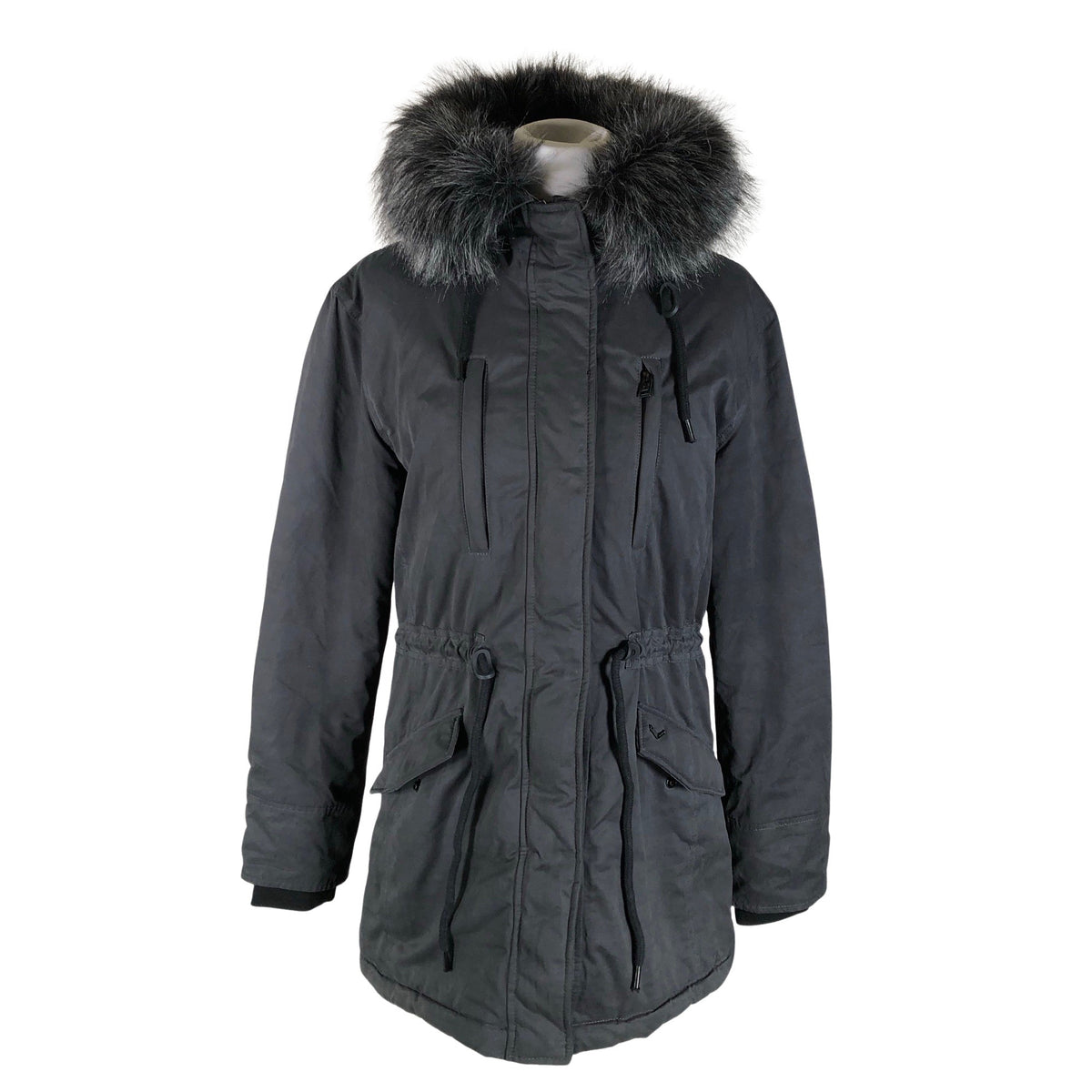 Naisten Superdry - Toppatakki, koko 38 - Musta (1)