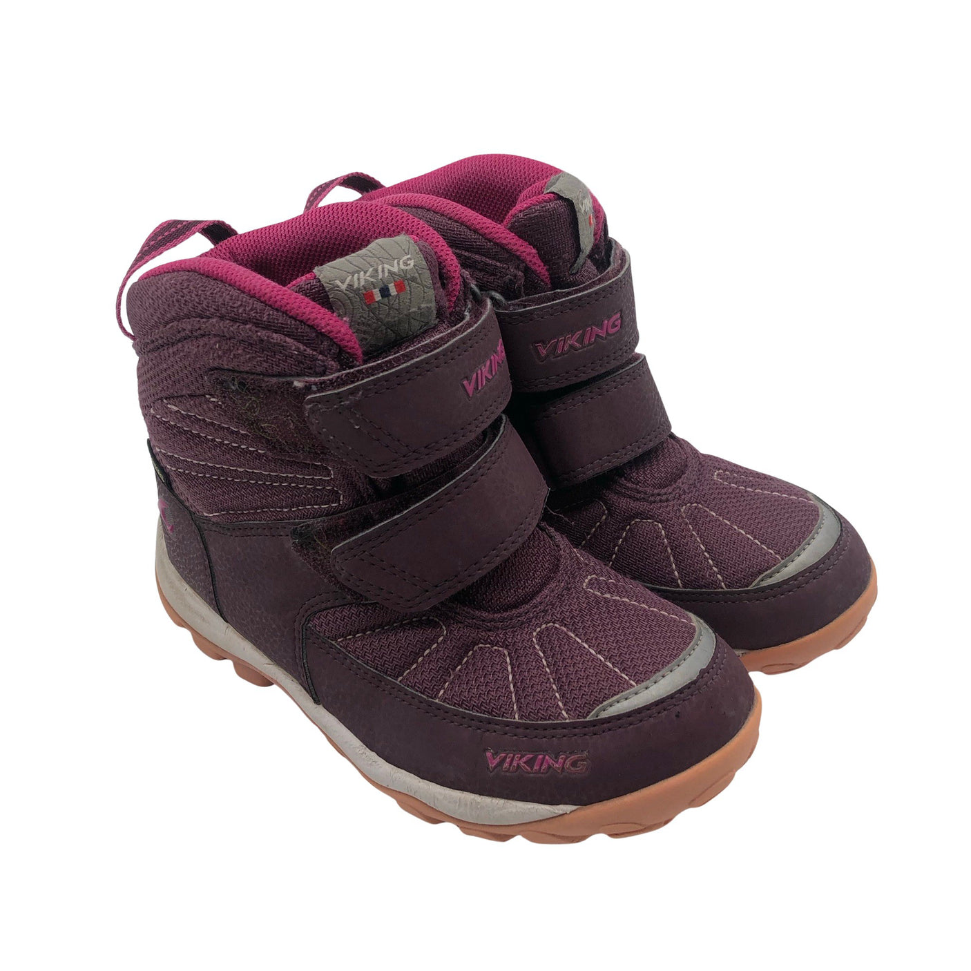 Unisex Viking - Talvikengät, koko 33 - Violetti (2)