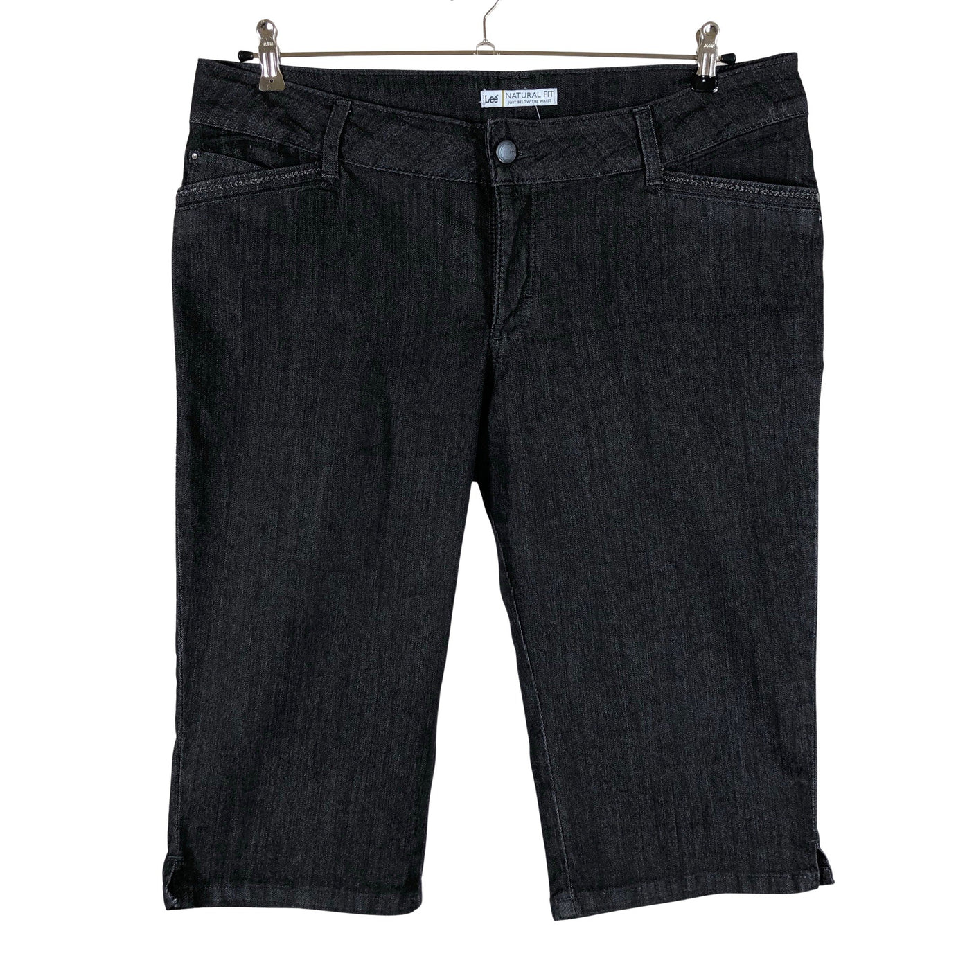 Naisten Lee - Farkkucaprit, koko 46 - Harmaa (1)