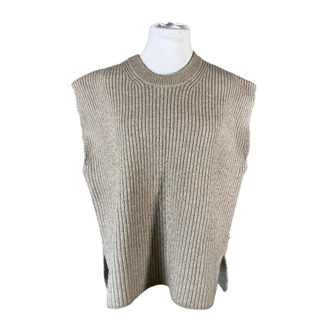Naisten Lindex - Neuleliivi, koko 48 - Beige ()