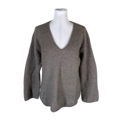 Naisten by Malene Birger - Neulepaita, koko 34 - Harmaa ()