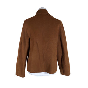 Naisten Massimo Dutti - Villakangastakki, koko 36 - Ruskea (2)