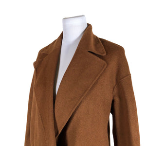 Naisten Massimo Dutti - Villakangastakki, koko 36 - Ruskea (3)