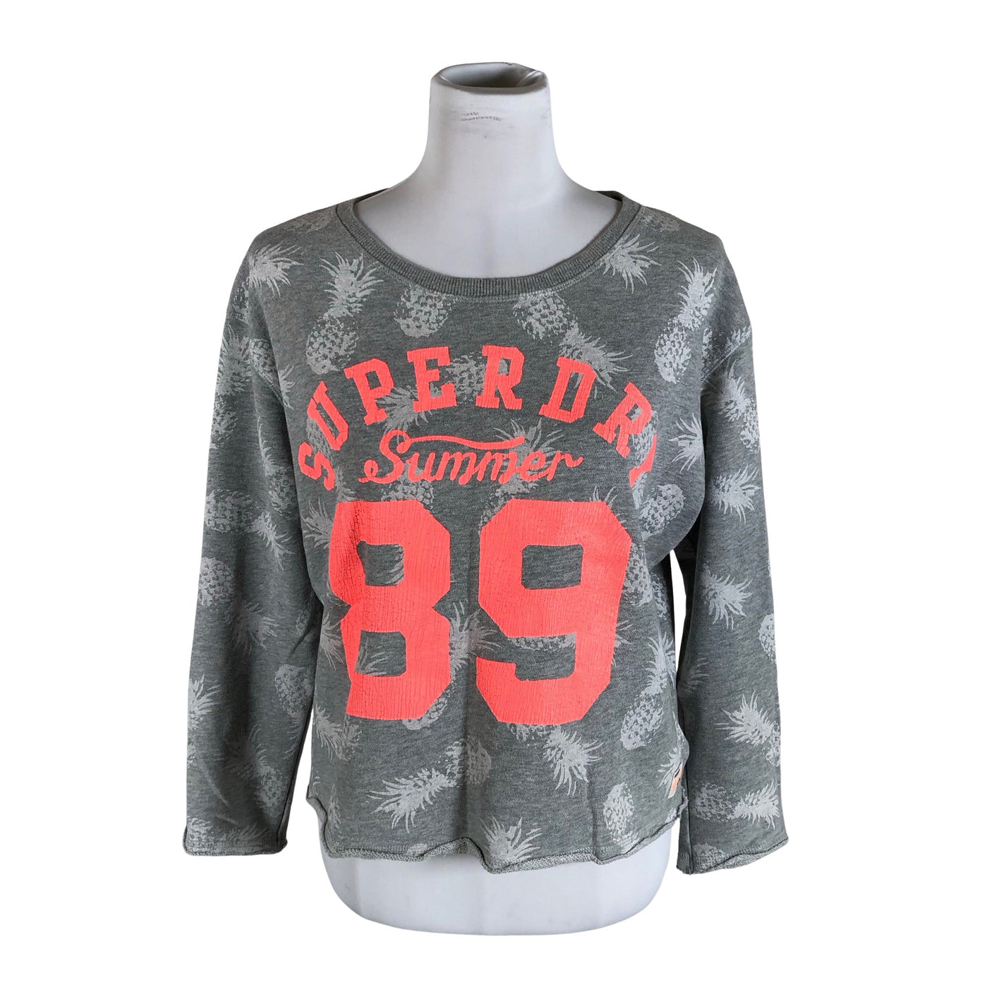 Naisten Superdry - Collegepaita, koko 36 - Harmaa (1)