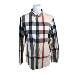 Naisten Burberry Brit - Kauluspaita, koko 40 - Harmaa (1)