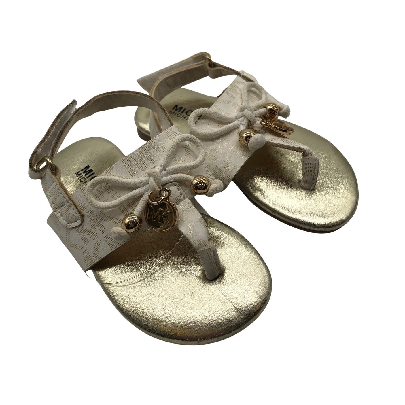 Tyttöjen Michael Kors - Sandaalit, koko 21 - Kulta (2)