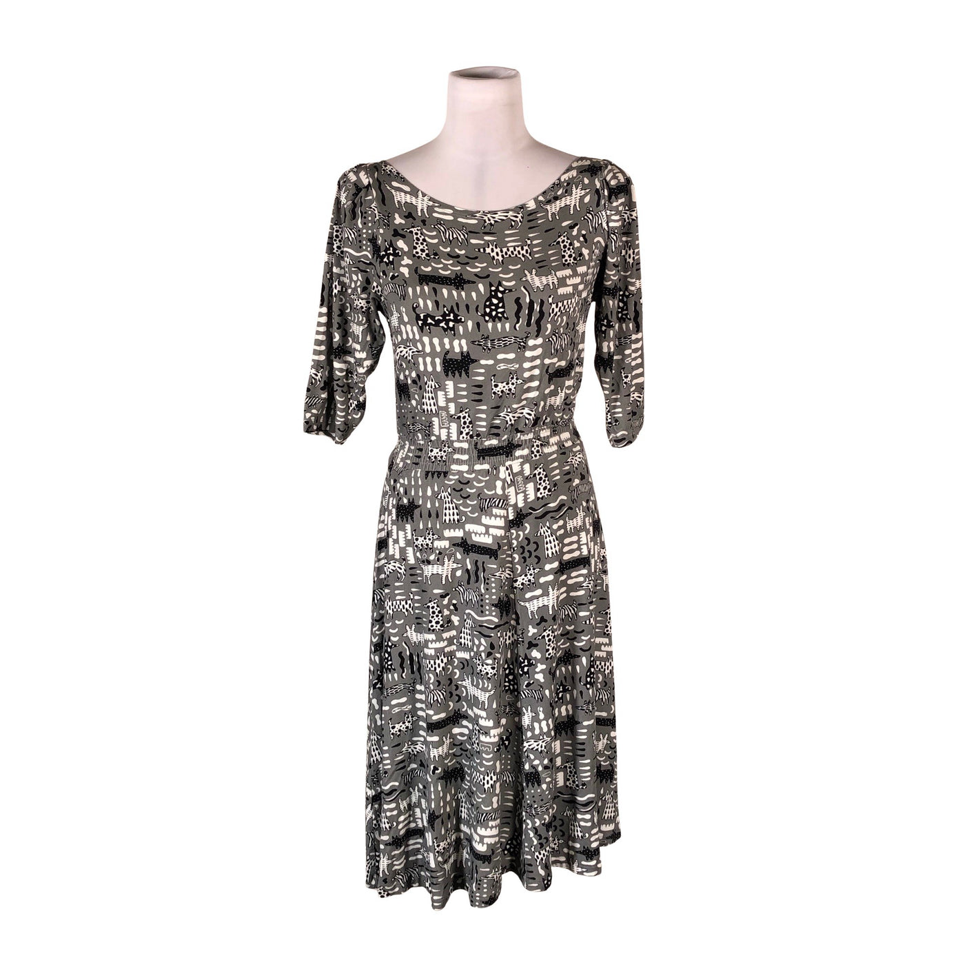 Naisten IVANAhelsinki - Trikoomekko, koko 40 - Harmaa (1)