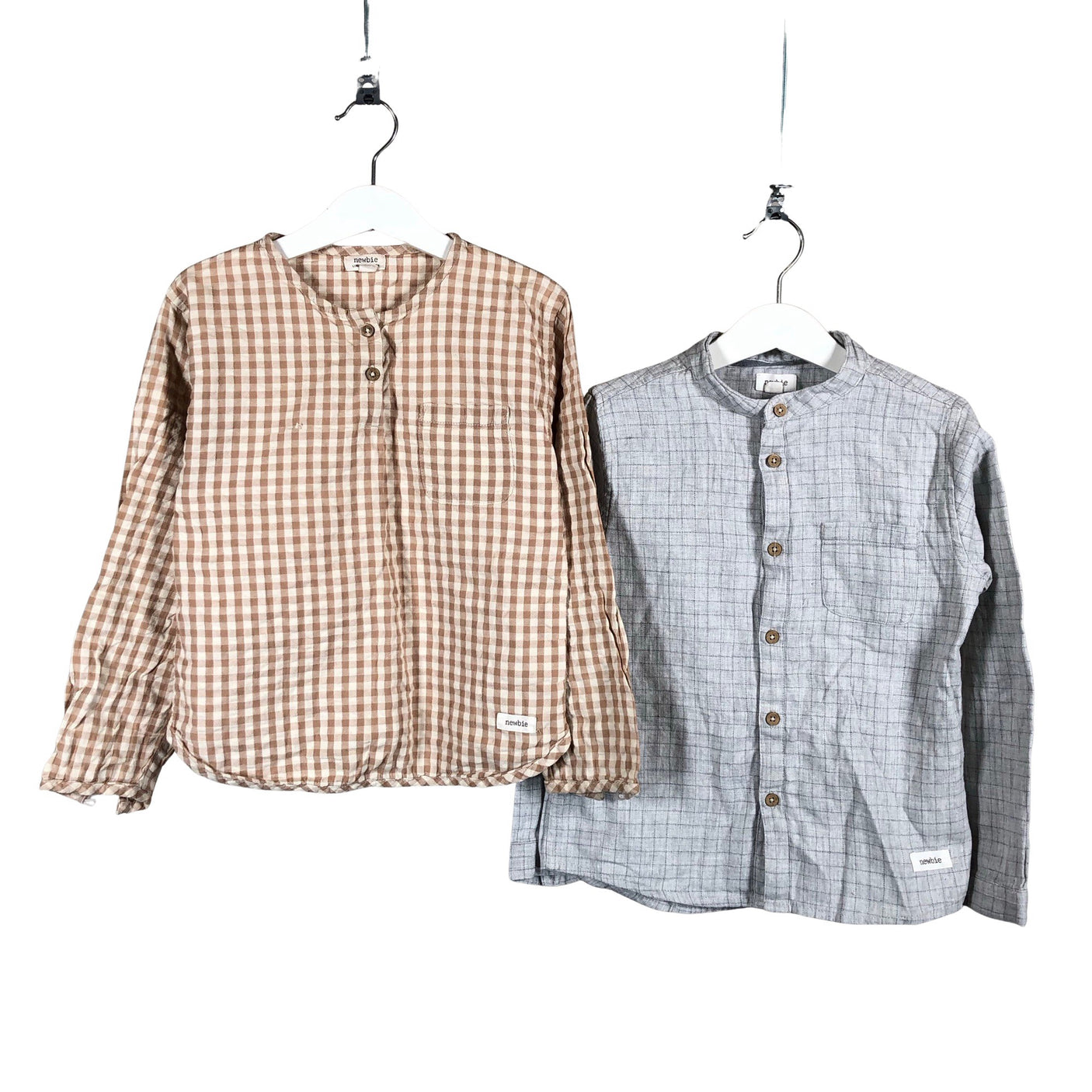 Poikien Newbie - Kauluspaita, koko 116 - 122 - Beige (1)