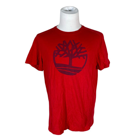 Miesten Timberland - T-paita, koko L - Punainen ()