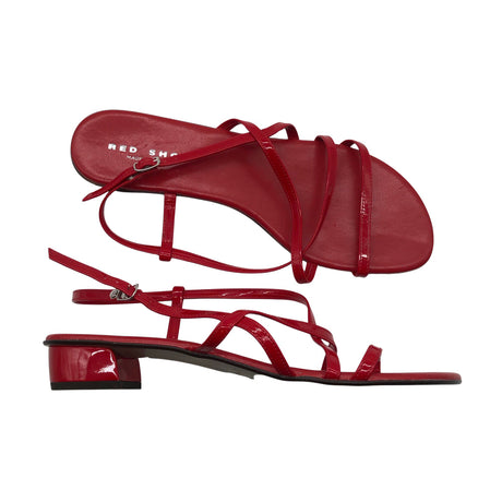 Naisten Red Shoe - Korolliset sandaalit, koko 42 - Punainen ()