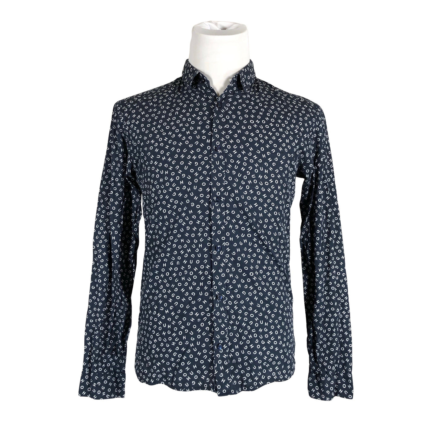 Miesten Hugo Boss - Kauluspaita, koko M - Sininen (1)