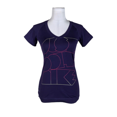 Naisten Nike - Urheilupaita, lyhyet hihat, koko 36 - Violetti ()