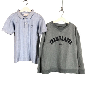 Poikien POMPdeLUX - Collegepaita, koko 134 - 140 - Vaaleansininen (1)