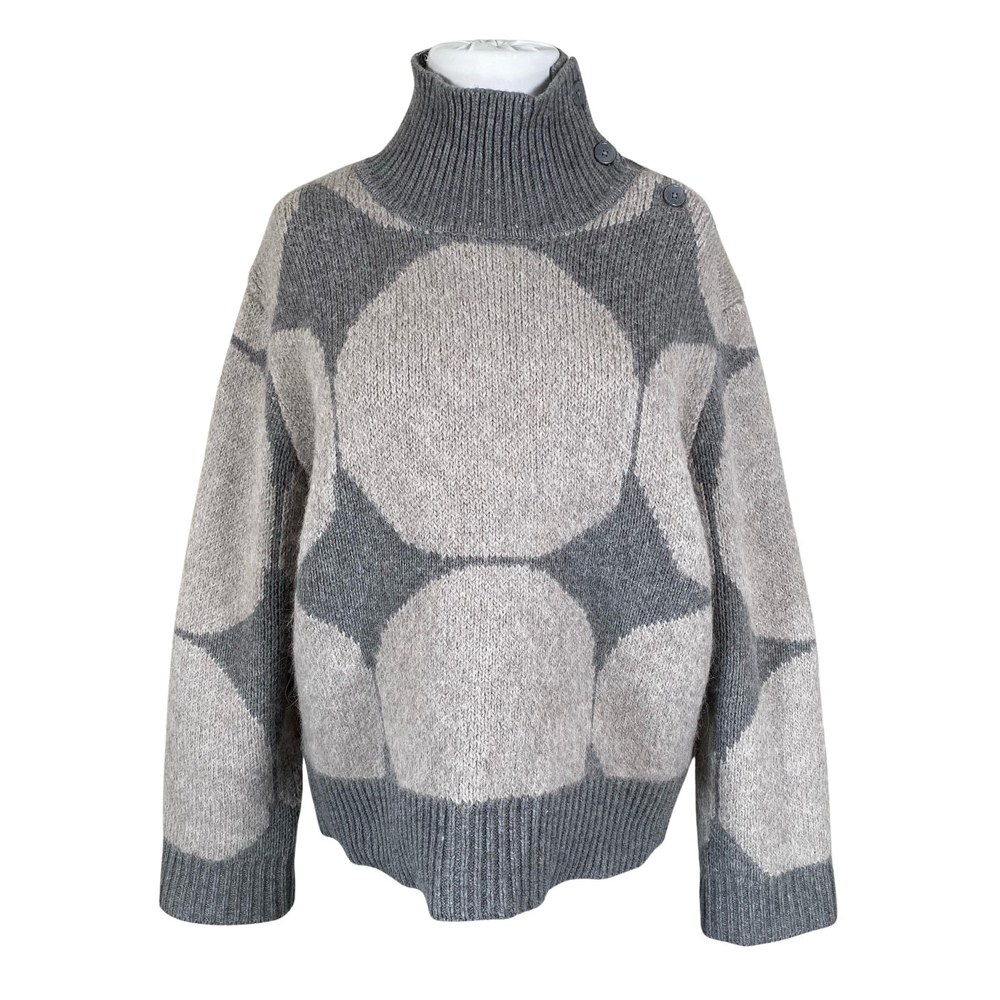 Naisten Marimekko - Neulepaita, koko 42 - Harmaa (1)