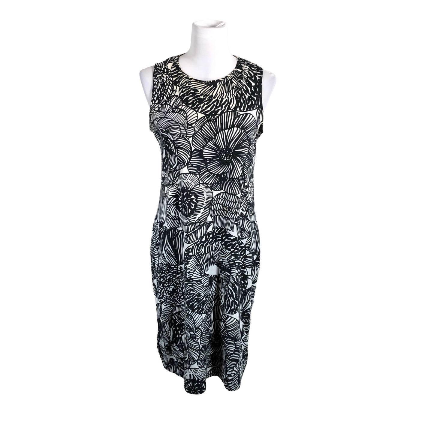 Naisten Marimekko - Trikoomekko, koko 40 - Harmaa (1)