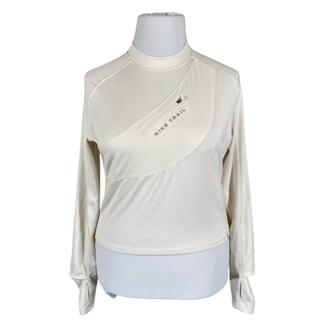 Naisten Nike - Urheilupaita, pitkät hihat, koko 42 - Luonnonvalkoinen ()