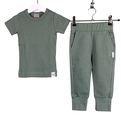 Unisex NOSH - Collegehousut, koko 86 - 92 - Vihreä ()