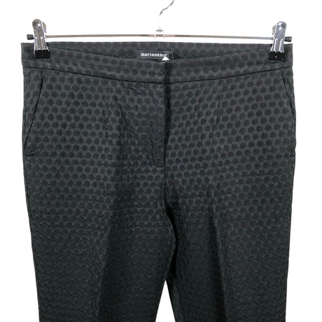 Naisten Marimekko - Suorat housut, koko 38 - Musta (2)