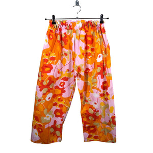 Naisten Handmade - Kangascaprit, koko 34 - Oranssi (1)