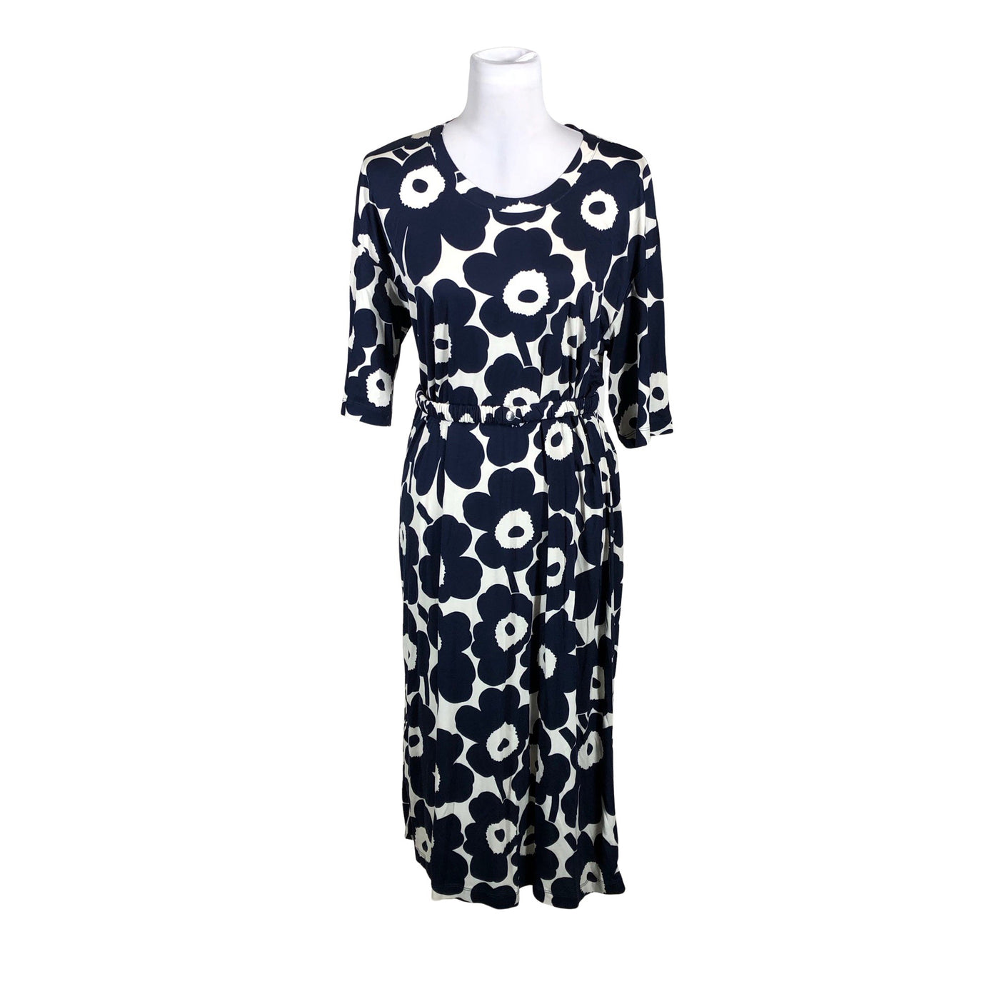 Naisten Marimekko - Trikoomekko, koko 38 - Sininen (1)