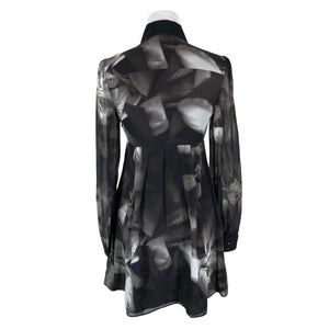 Naisten Ted Baker - Sifonkimekko, koko 36 - Harmaa (2)