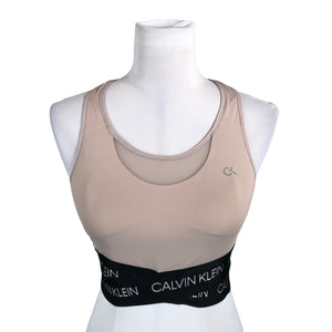 Naisten Calvin Klein - Urheilutoppi, koko 38 - Vaaleanpunainen (1)