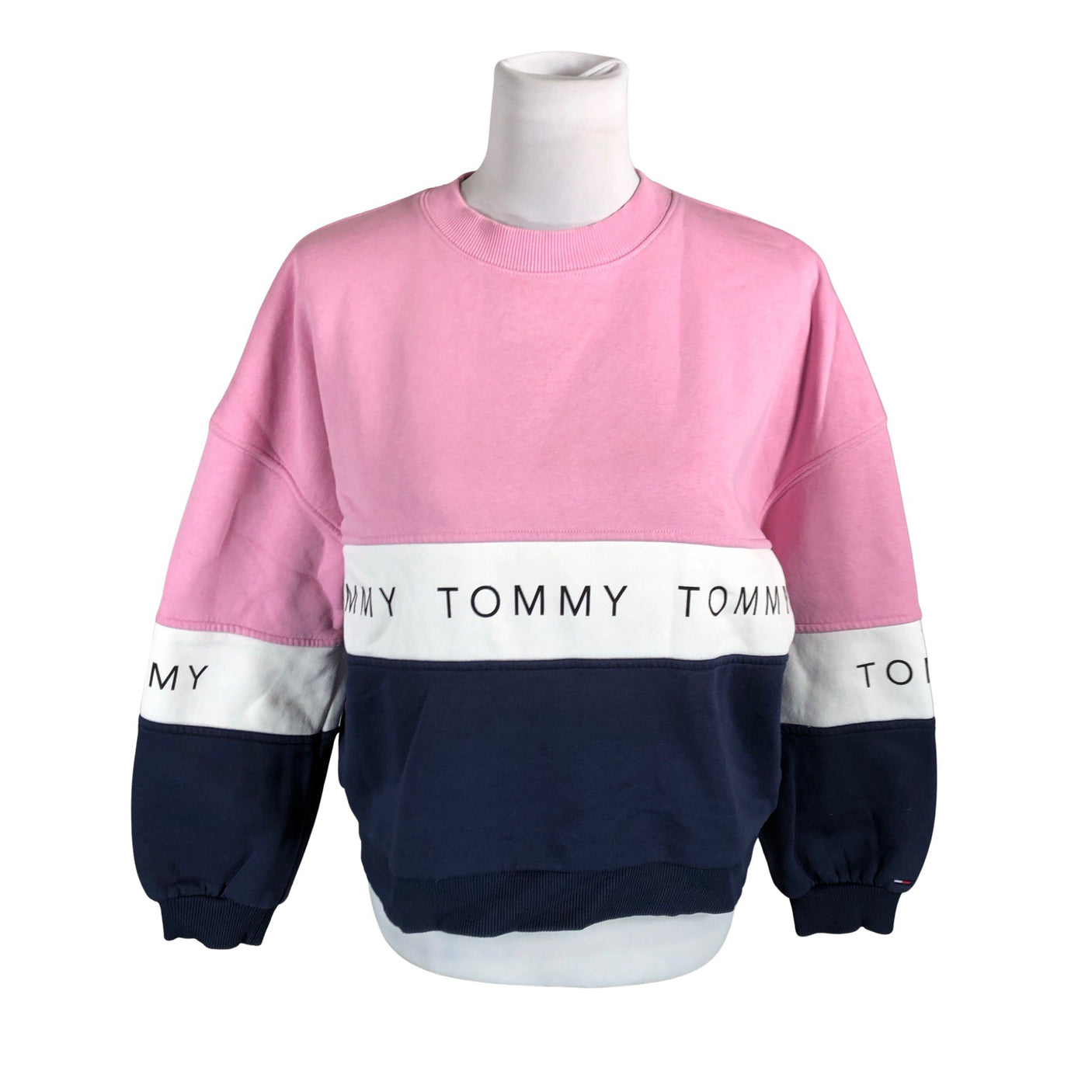 Naisten Tommy Hilfiger - Collegepaita, koko 34 - Vaaleanpunainen (1)