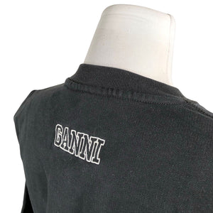 Naisten Ganni - Collegepaita, koko 36 - Musta (3)