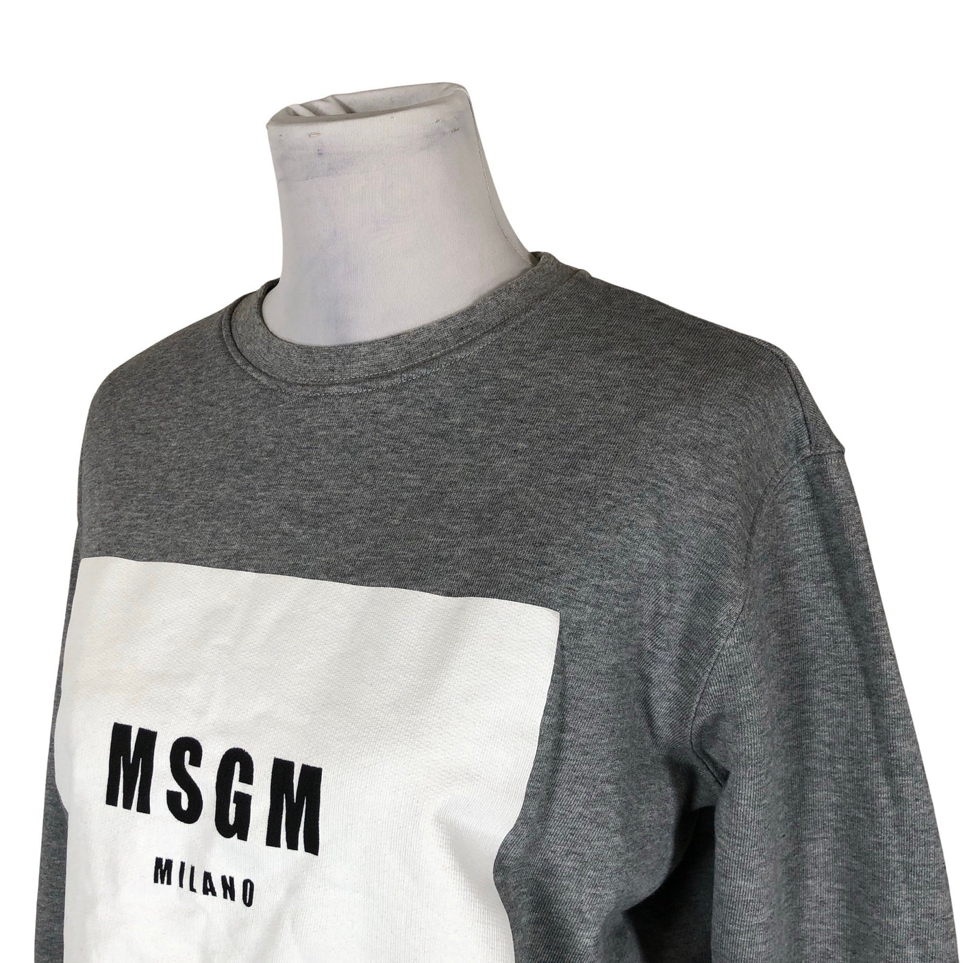 Naisten MSGM - Collegepaita, koko 40 - Harmaa (3)