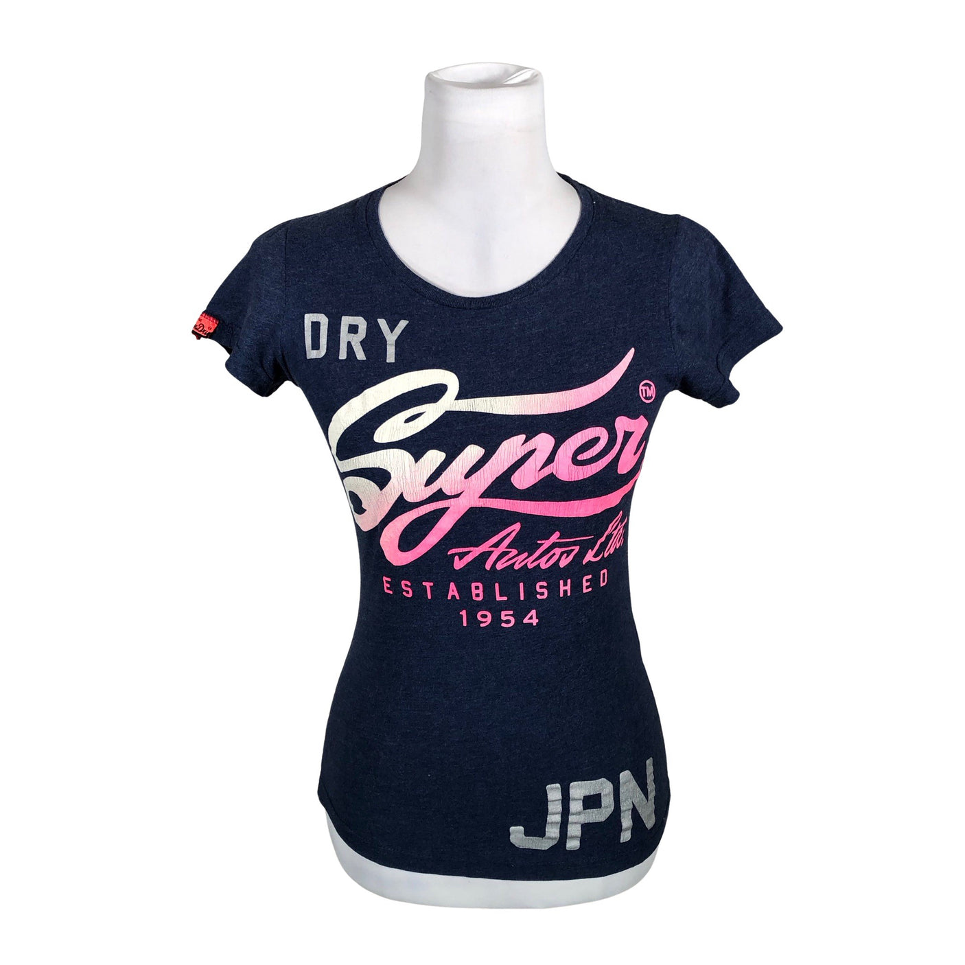 Naisten Superdry - T-paita, koko 34 - Sininen (1)