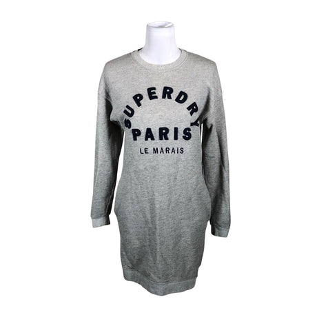 Naisten Superdry - Collegemekko, koko 36 - Harmaa ()