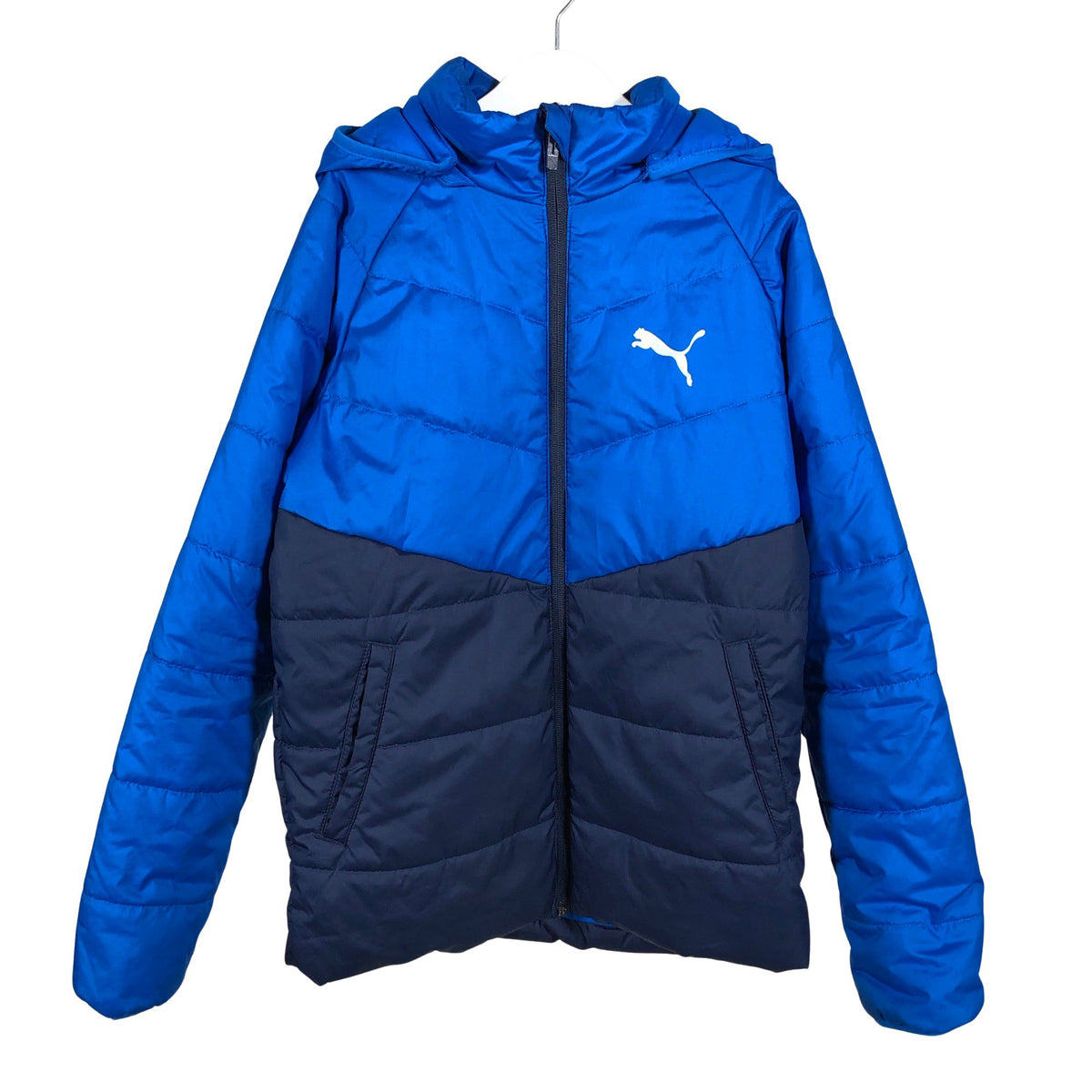 Unisex Puma - Kevyttoppatakki, koko 146 - 152 - Sininen (1)
