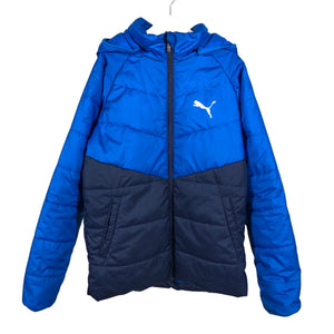 Unisex Puma - Kevyttoppatakki, koko 146 - 152 - Sininen (1)