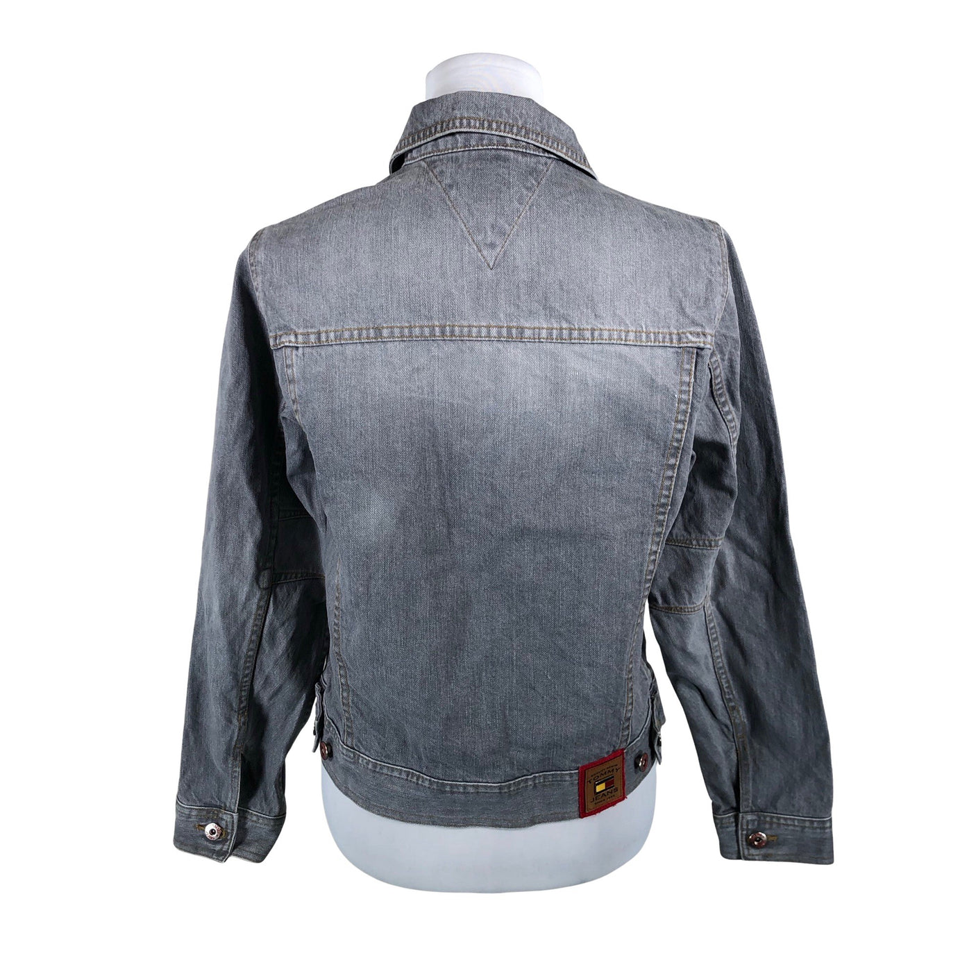 Naisten Tommy Jeans (Tommy Hilfiger) - Farkkutakki, koko 40 - Harmaa (2)