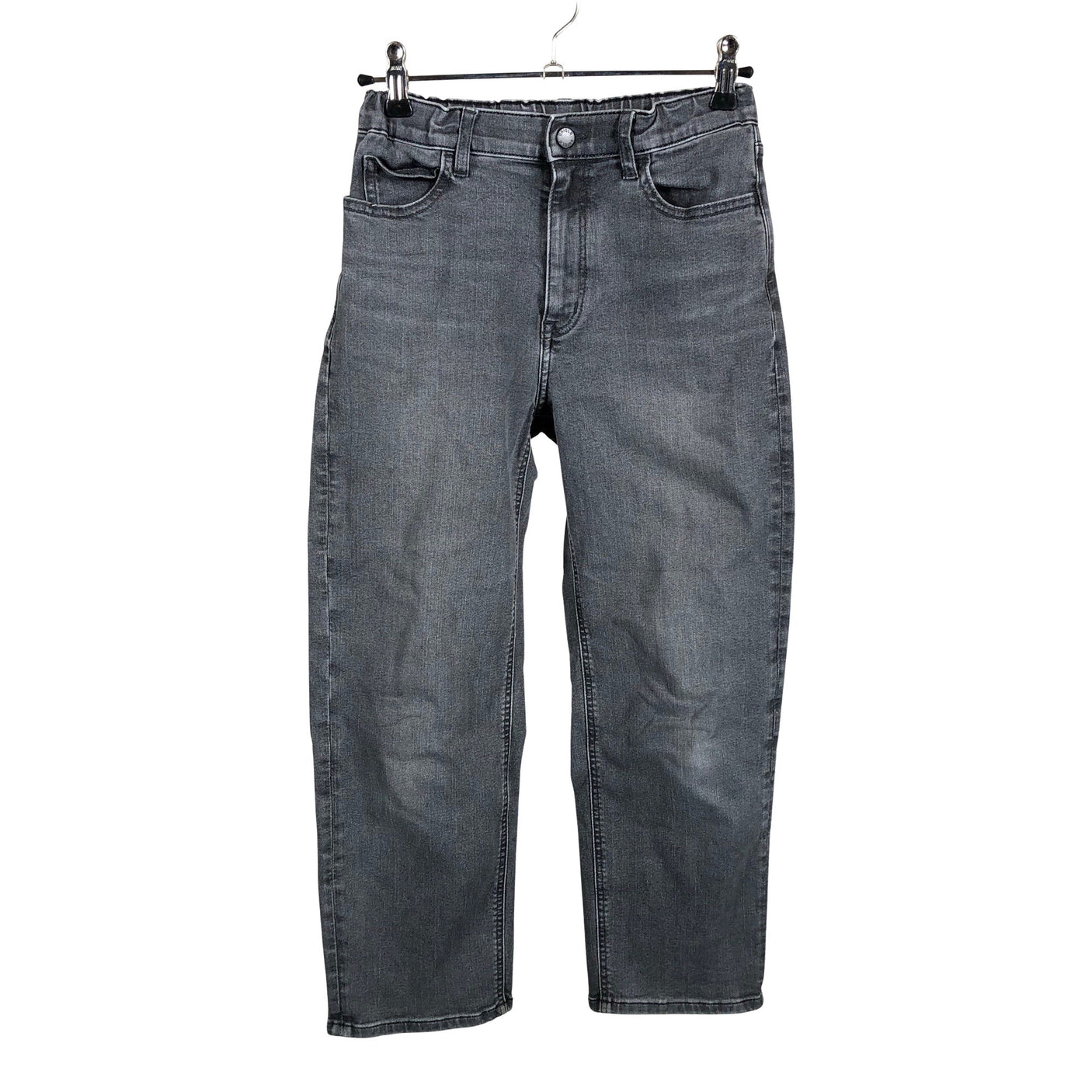 Unisex Uniqlo - Farkut, koko 134 - 140 - Harmaa (1)