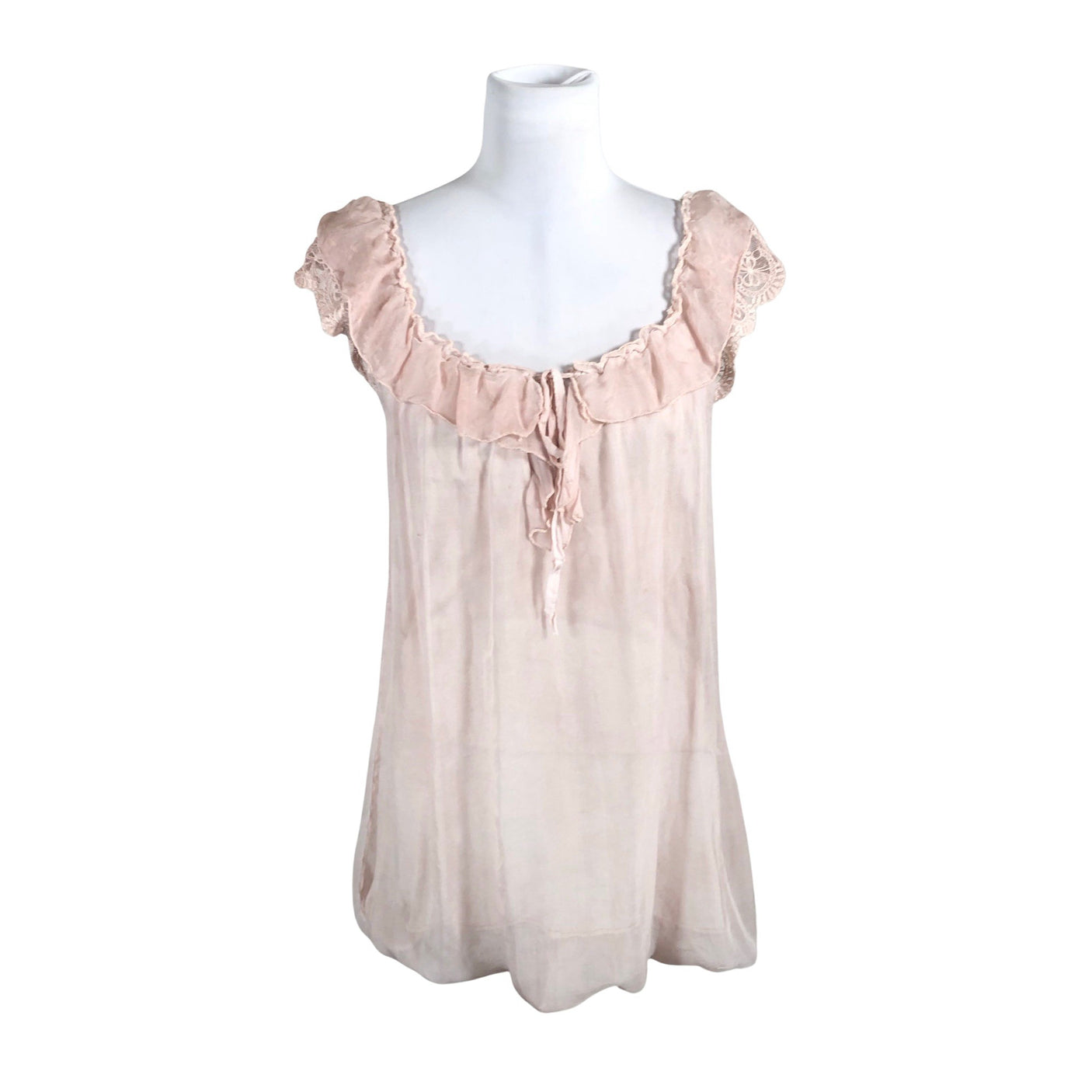 Naisten Ambika - Sifonkitunika, koko 36 - Vaaleanpunainen (1)