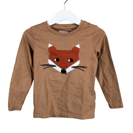 Unisex Bogi - Trikoopaita, koko 92 - 98 - Ruskea ()
