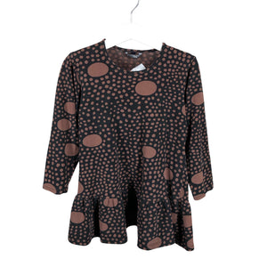 Tyttöjen Marimekko - Trikoomekko, koko 104 - 110 - Musta (1)