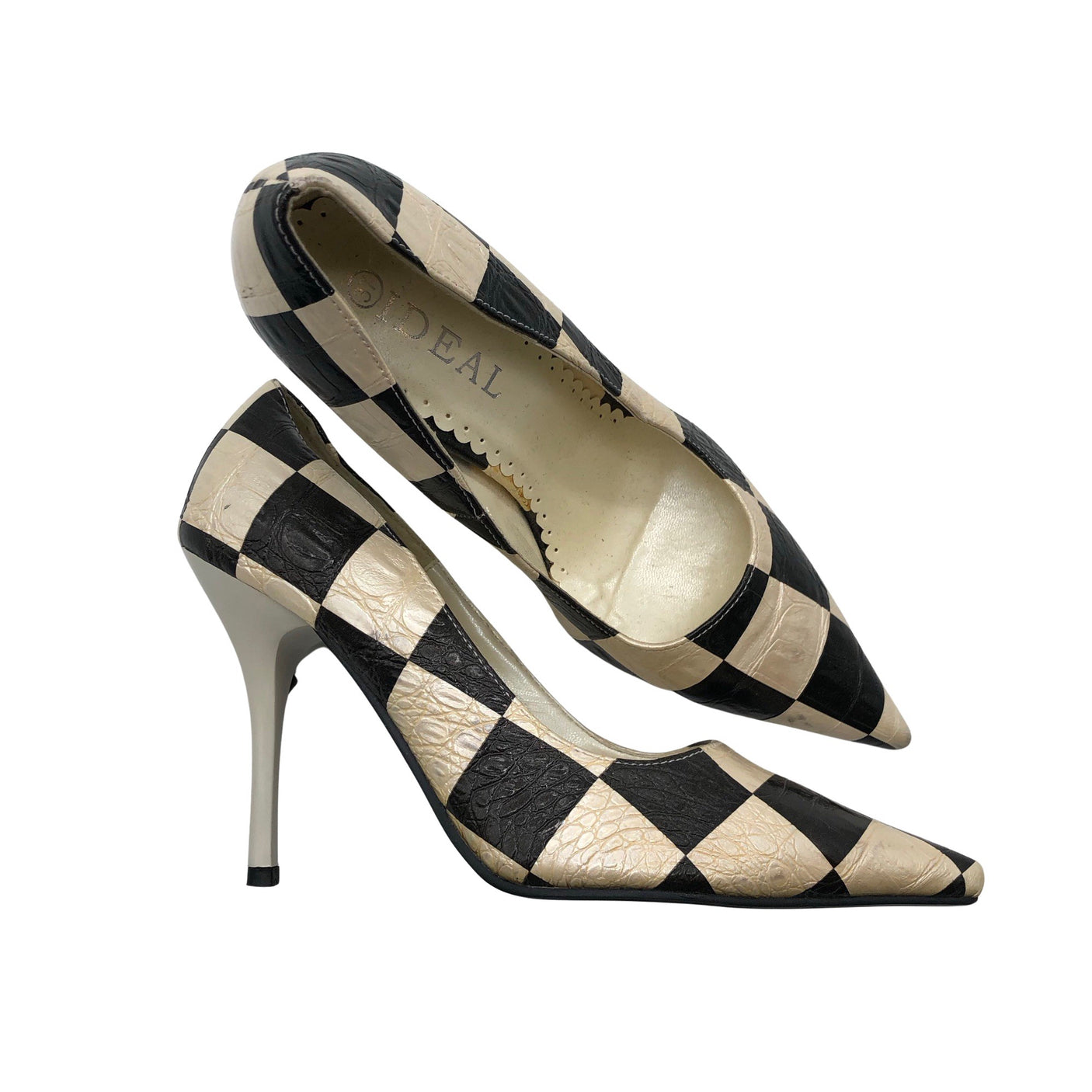 Naisten Ideal Shoes - Korkokengät, koko 37 - Musta (1)