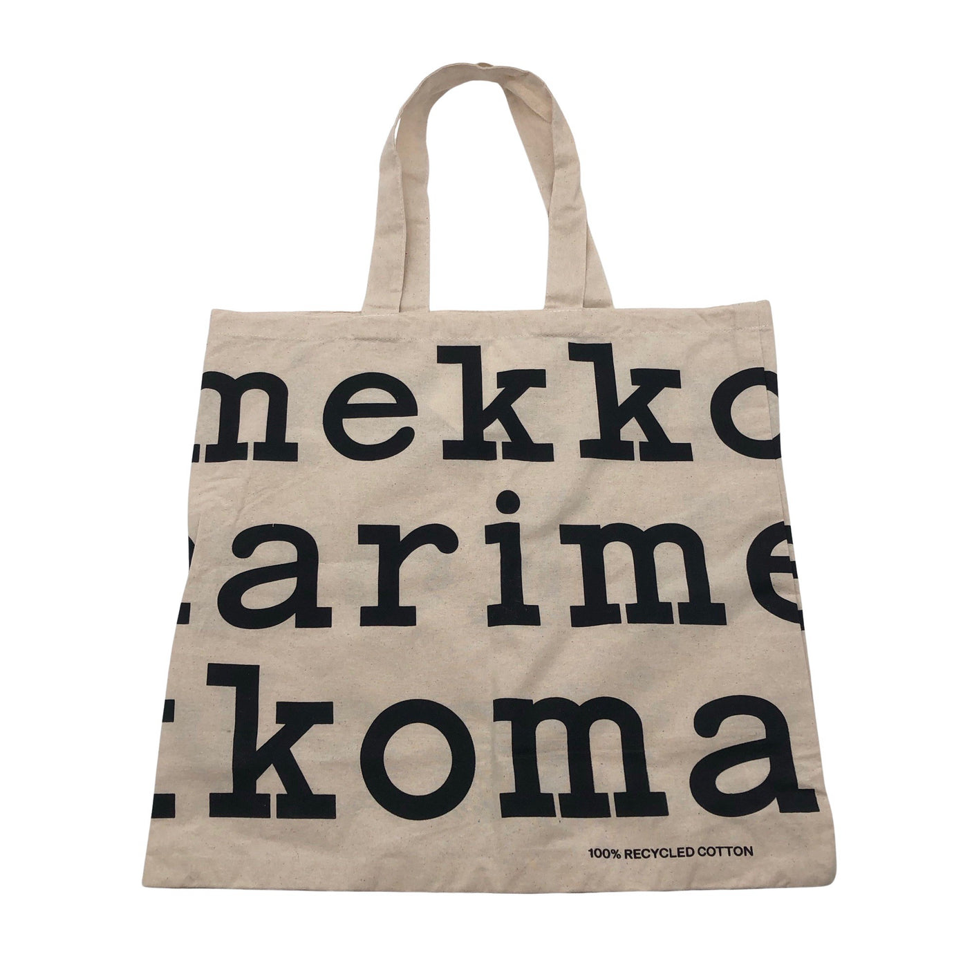 Unisex Marimekko - Ostoskassi, koko Maxi - Musta (1)