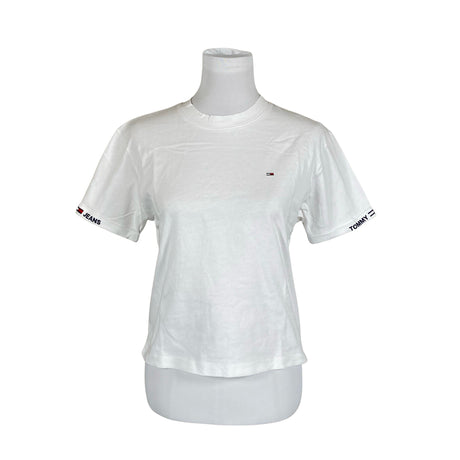 Naisten Tommy Jeans (Tommy Hilfiger) - T-paita, koko 36 - Valkoinen ()