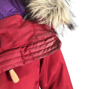 Naisten Fjällräven - Untuvatakki, koko 38 - Viininpunainen (3)