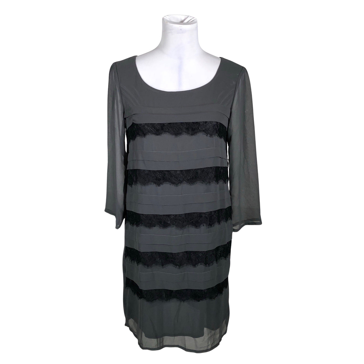 Naisten Soaked - Sifonkimekko, koko 36 - Harmaa (1)