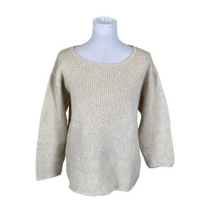 Naisten Handmade - Neulepaita, koko 40 - Luonnonvalkoinen (1)
